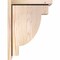 Ekena Millwork Alpine Smooth Corbel w/Backplate, Douglas Fir, 7 1/2"W x 12"D x 16"H COR08X12X16ALP01SDF - alternate 4